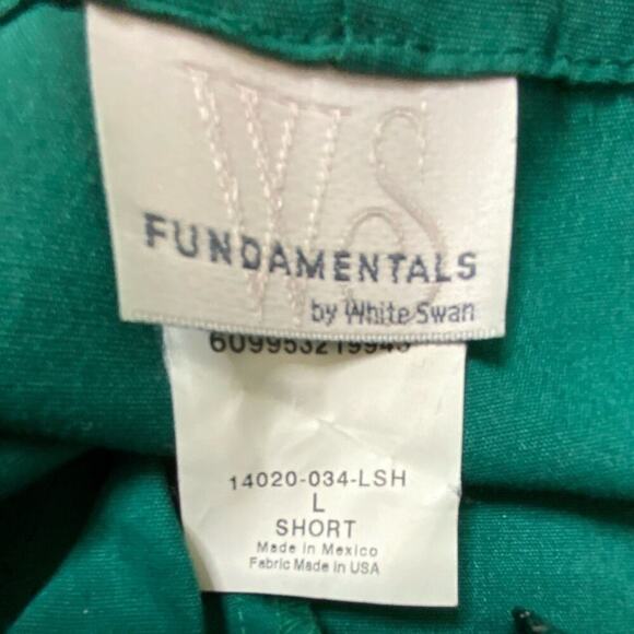 Fundamentals White Swan Uniform Pants L Drawstring Minimalist Workwear Pull On - Picture 8 of 9